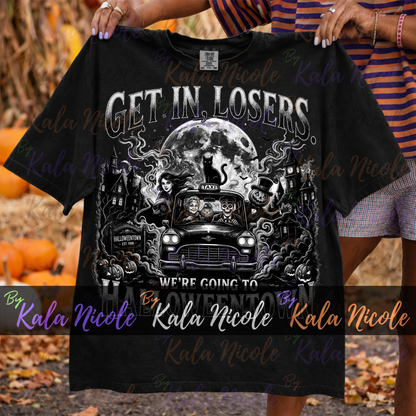 Get In Losers Going To Halloweentown PNG Bundle | Trendy Halloween PNG | 90s Halloween (Digital Download)
