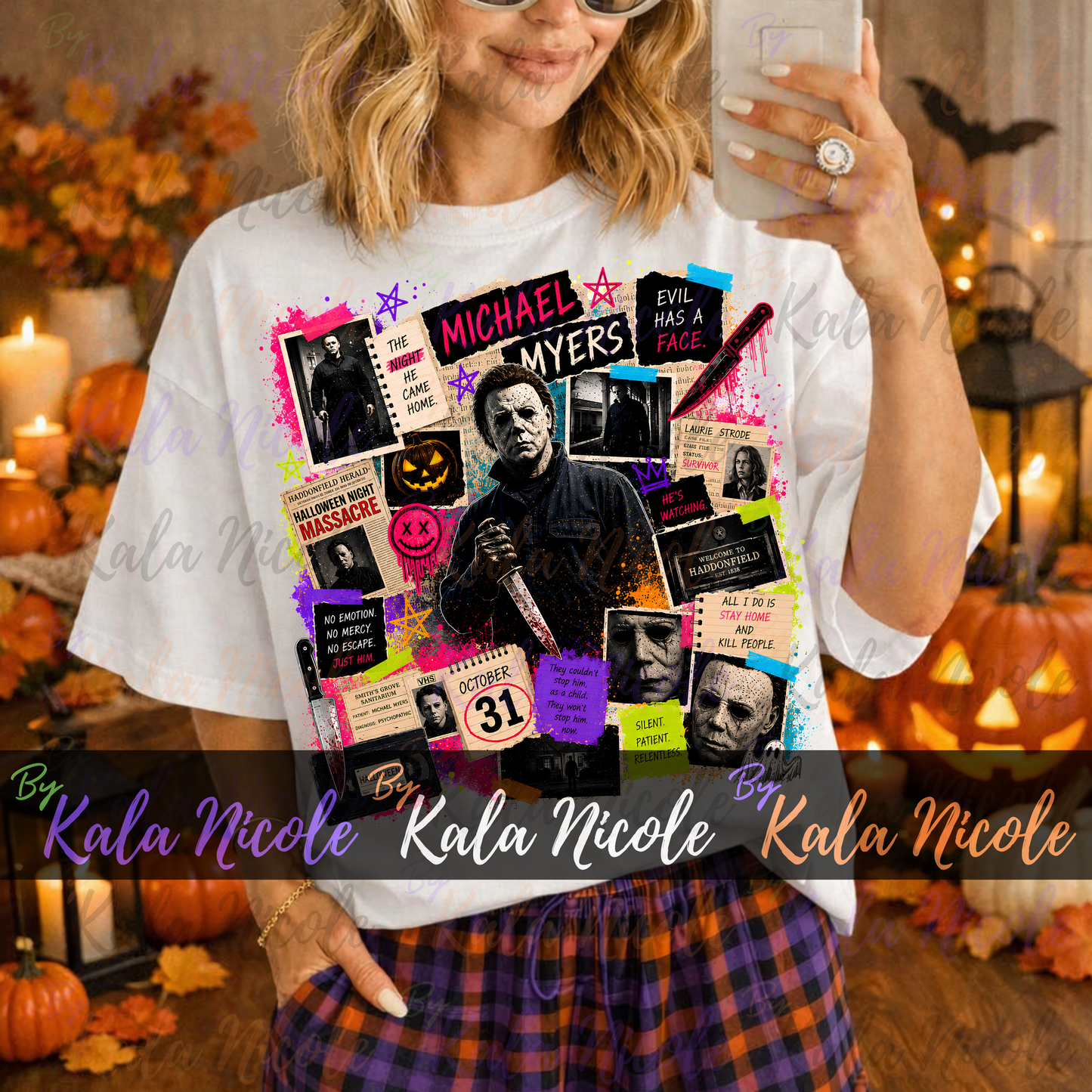 Horror Collage PNG | Michael Myers