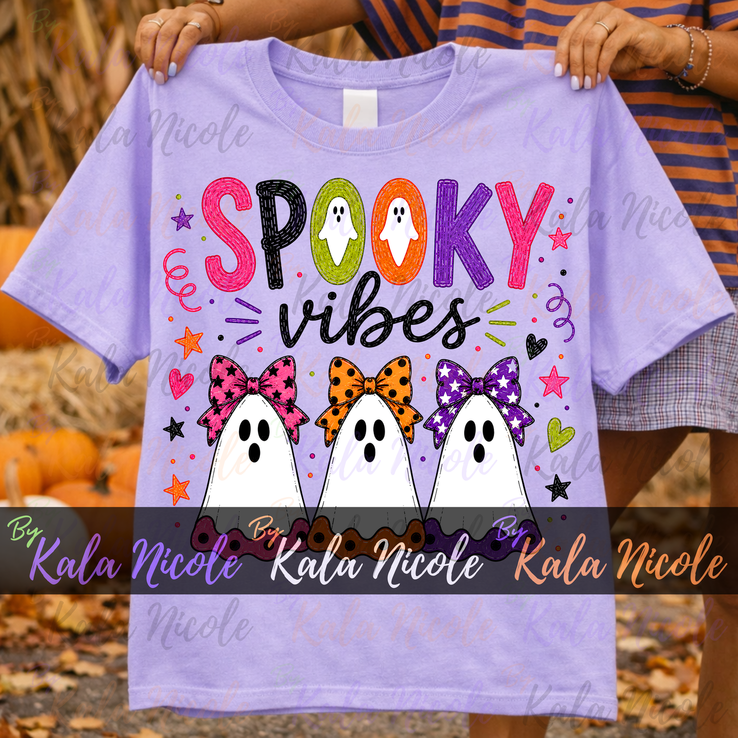 Spooky Vibes Doodle PNG Bundle | Trendy Fall Halloween PNG | Cute Ghost Clipart (Digital Download)