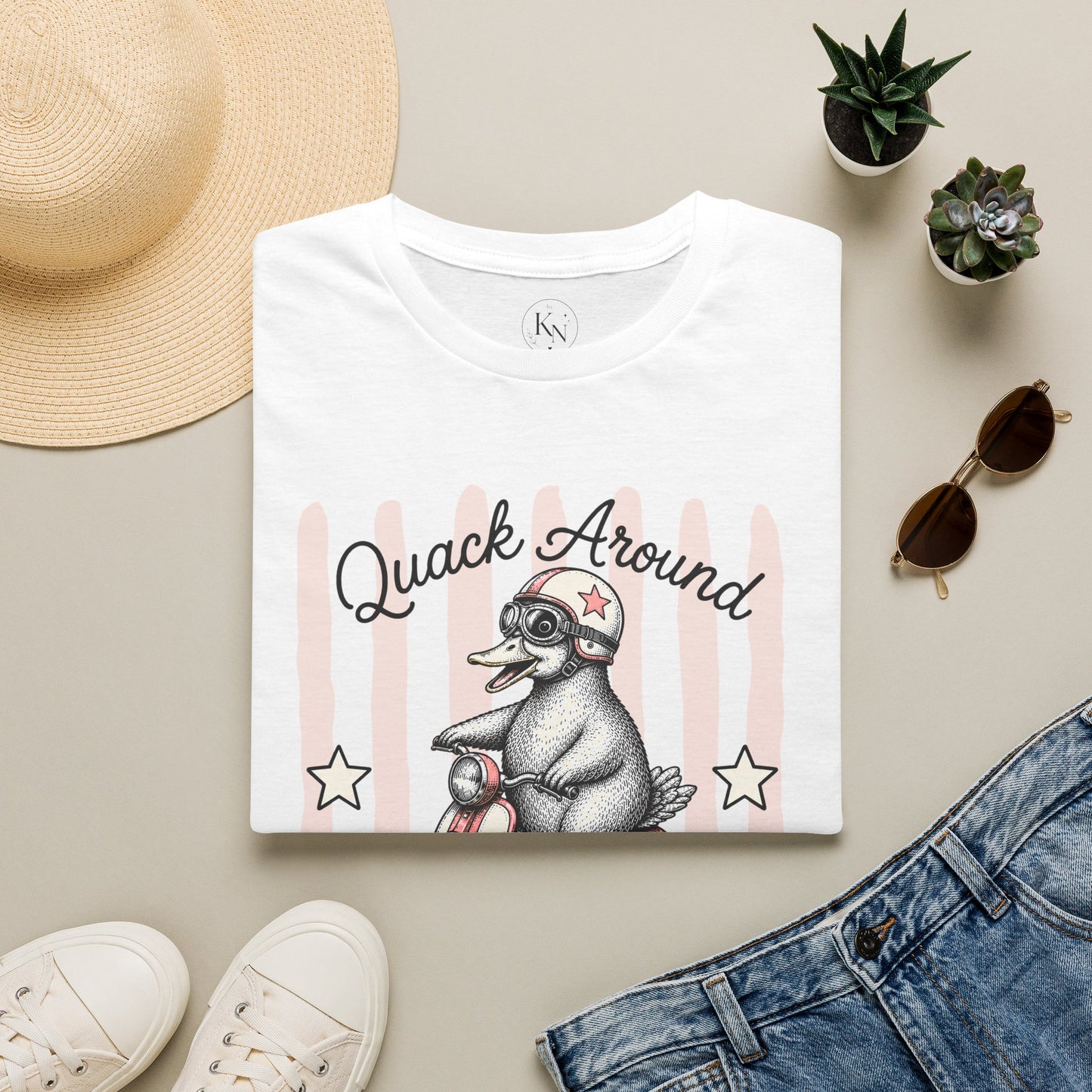 Quack Around & Find Out Graphic Tee | Cute Duck Dry Humor Shirt