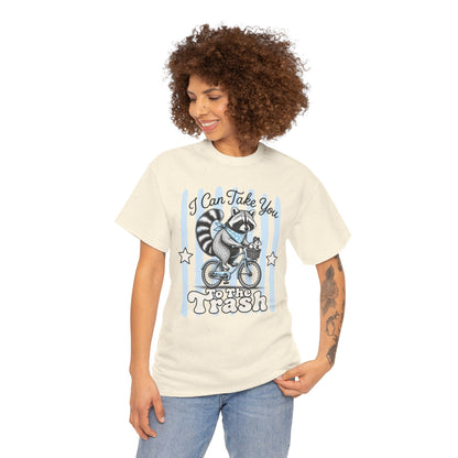 I Can Take You To The Trash Retro Raccoon Graphic Tee