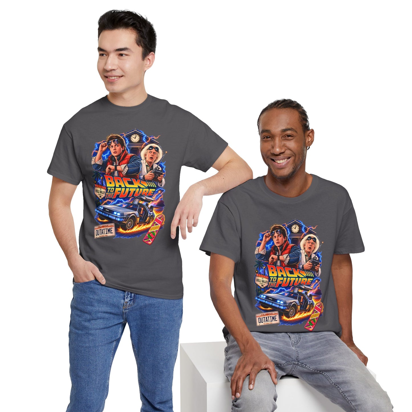Retro Time Travel Movie Graphic Tee