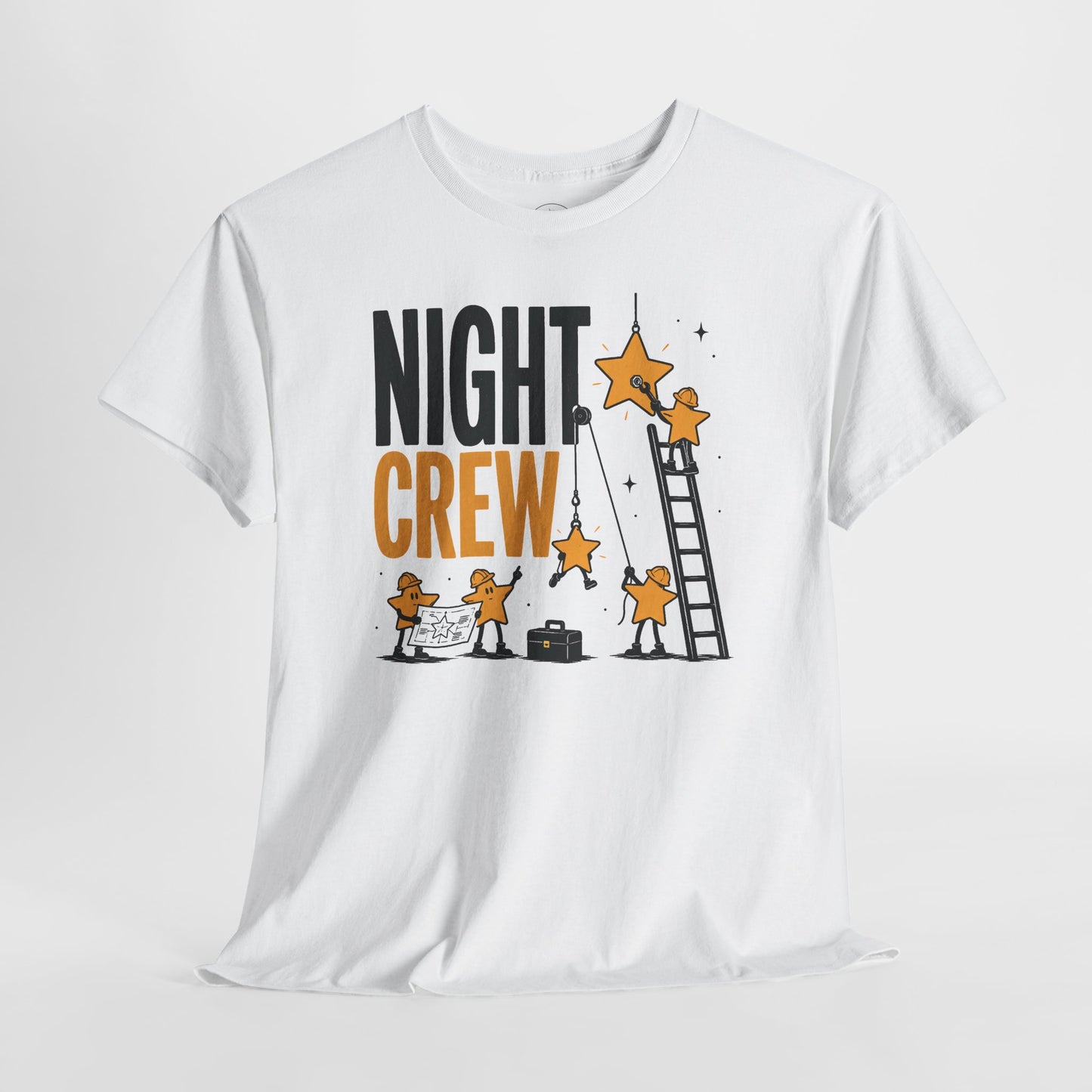 Night Crew Pop Art Tee — Stars Hanging Stars Graphic Tee