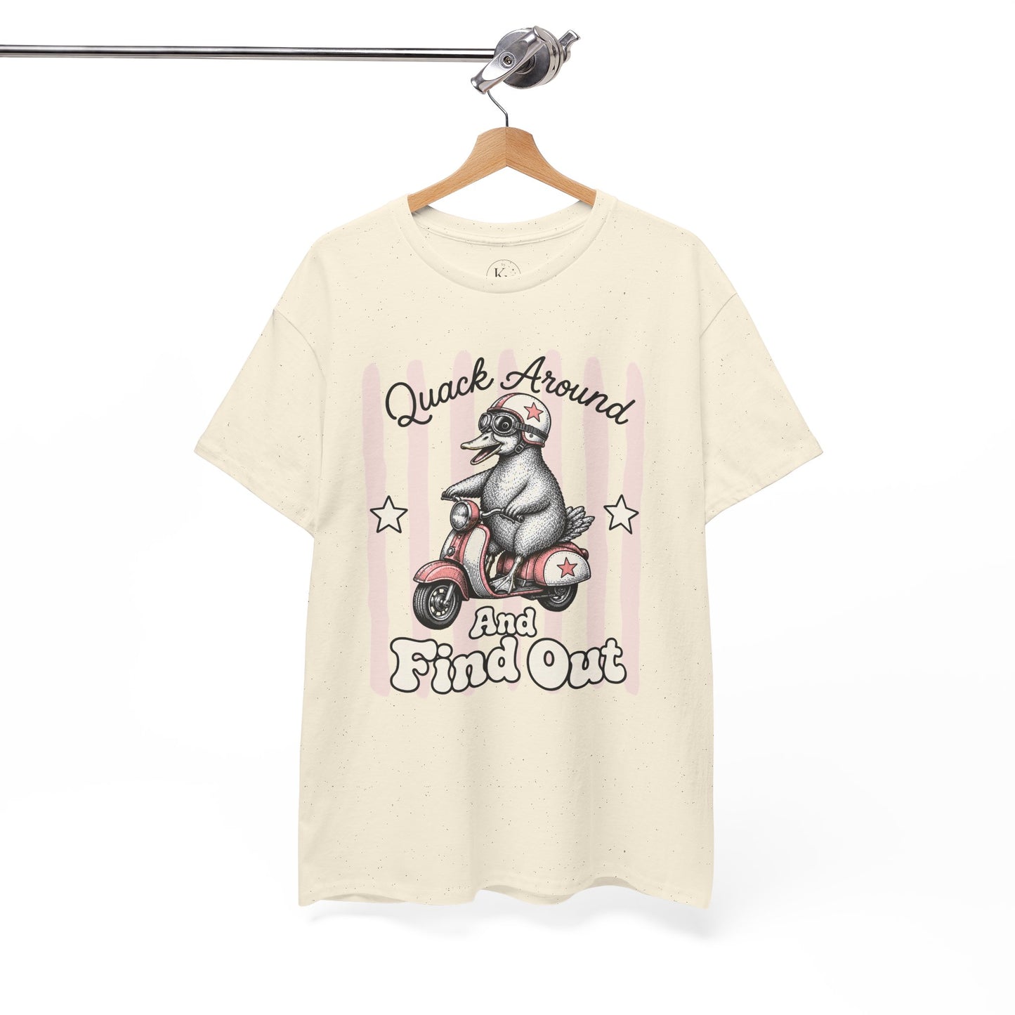 Quack Around and Find Out Retro Duck Graphic Tee