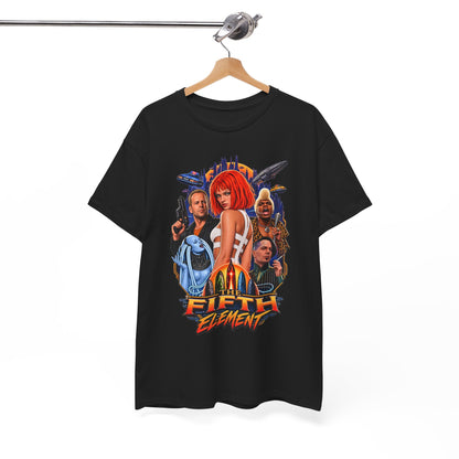 Retro Sci-Fi Character Collage Graphic Tee