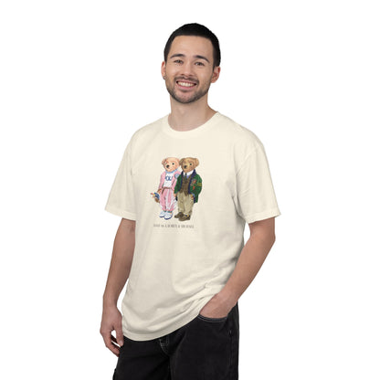 Personalized Couples T-Shirt — Custom Teddy Bear Graphic Tee | Gift for Him & Her