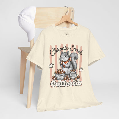 Chronic Snack Collector Retro Squirrel Graphic Tee