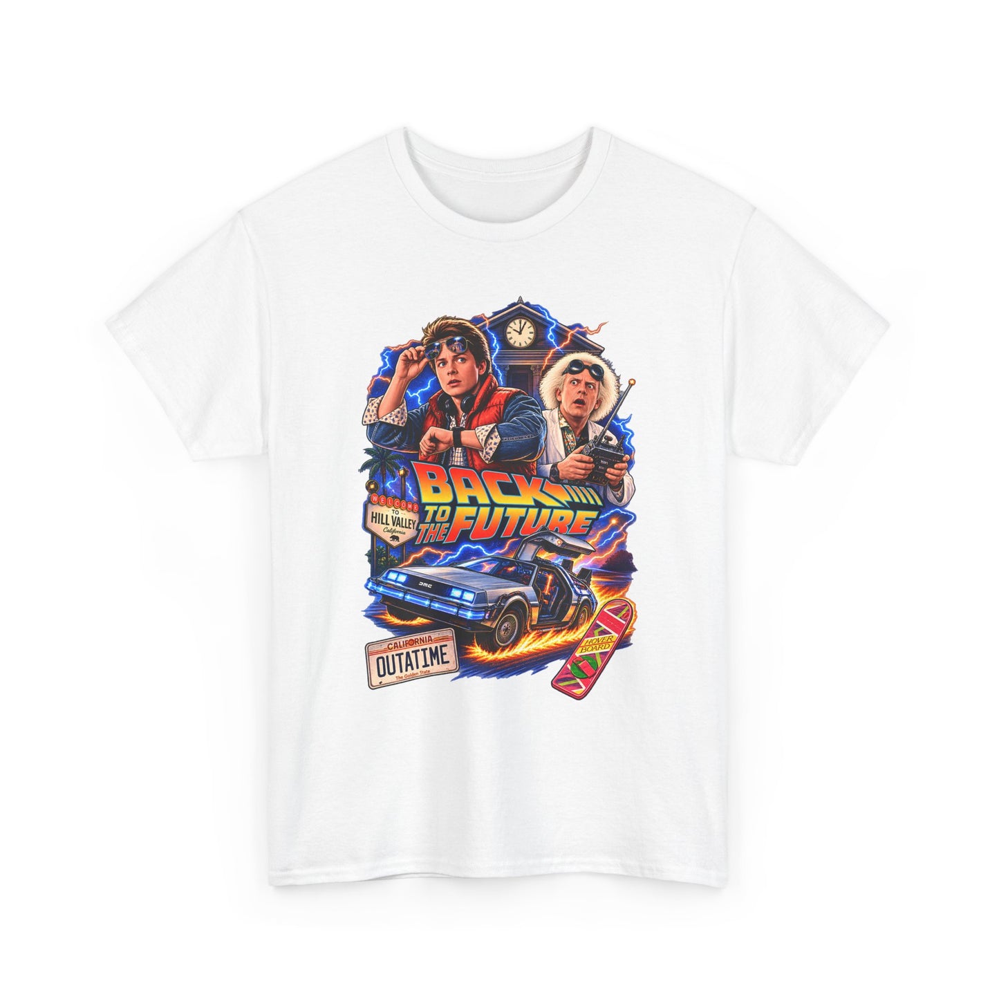 Retro Time Travel Movie Graphic Tee