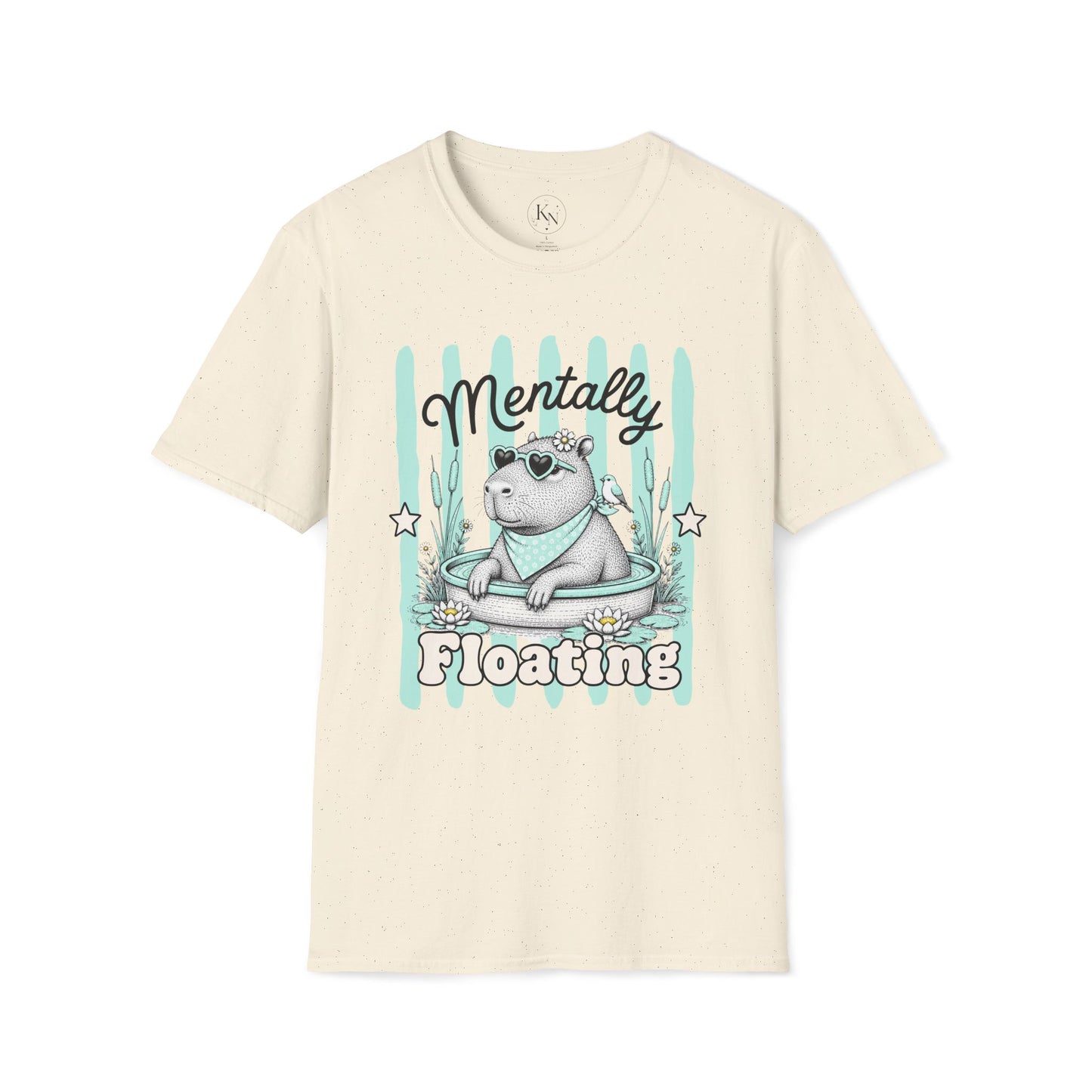 'Mentally Floating' Capybara Graphic Tee