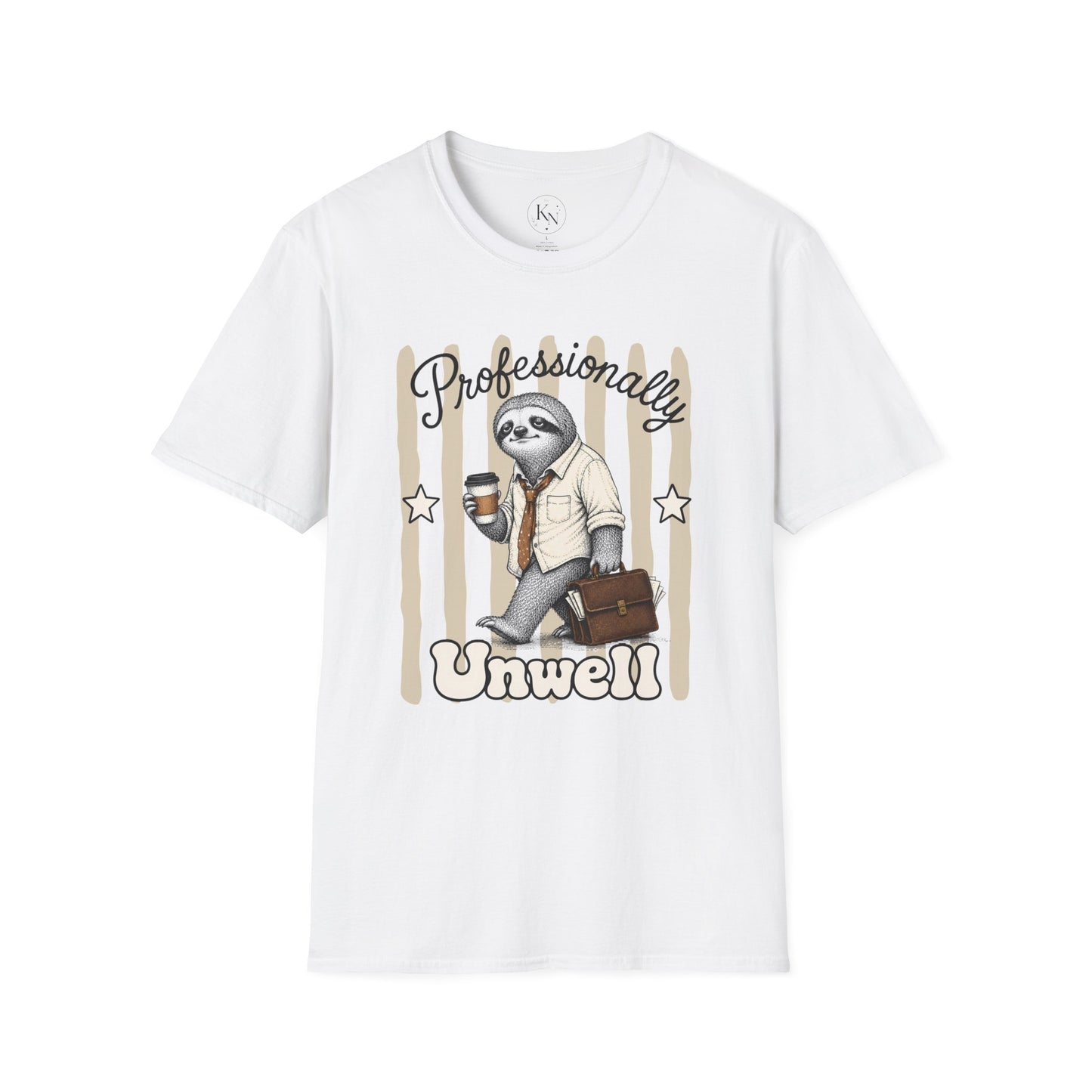 'Professionally Unwell' Sloth Graphic Tee