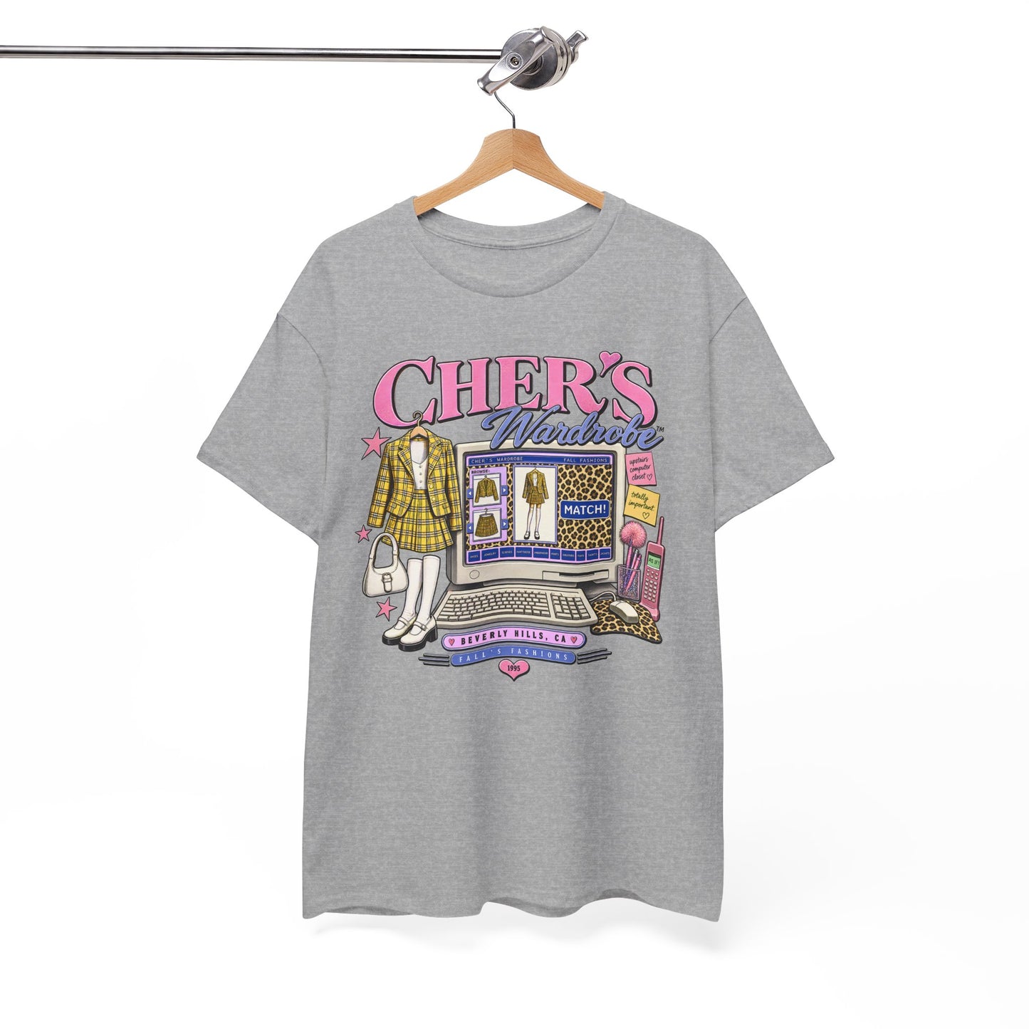 Cher's Wardrobe Graphic Tee | 90s Movie Nostalgia
