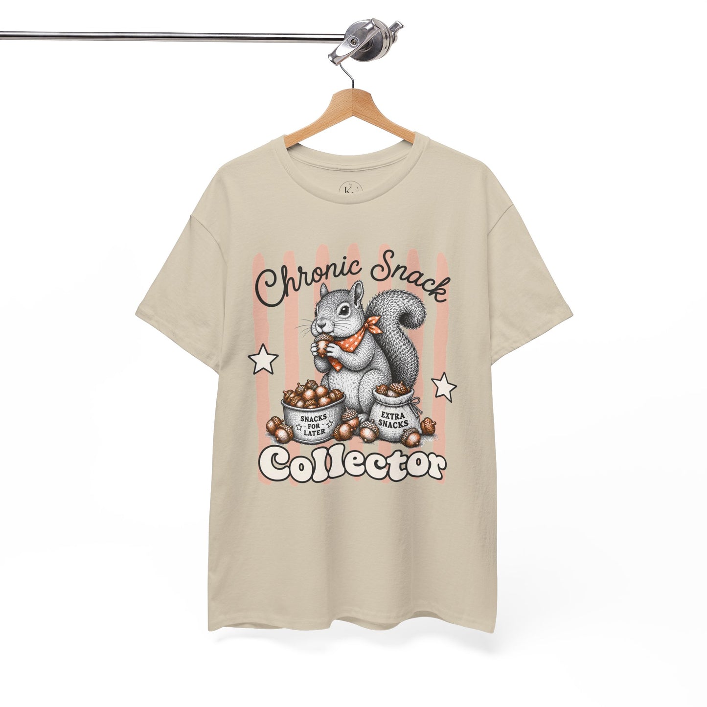 Chronic Snack Collector Retro Squirrel Graphic Tee