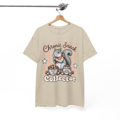 Chronic Snack Collector Retro Squirrel Graphic Tee