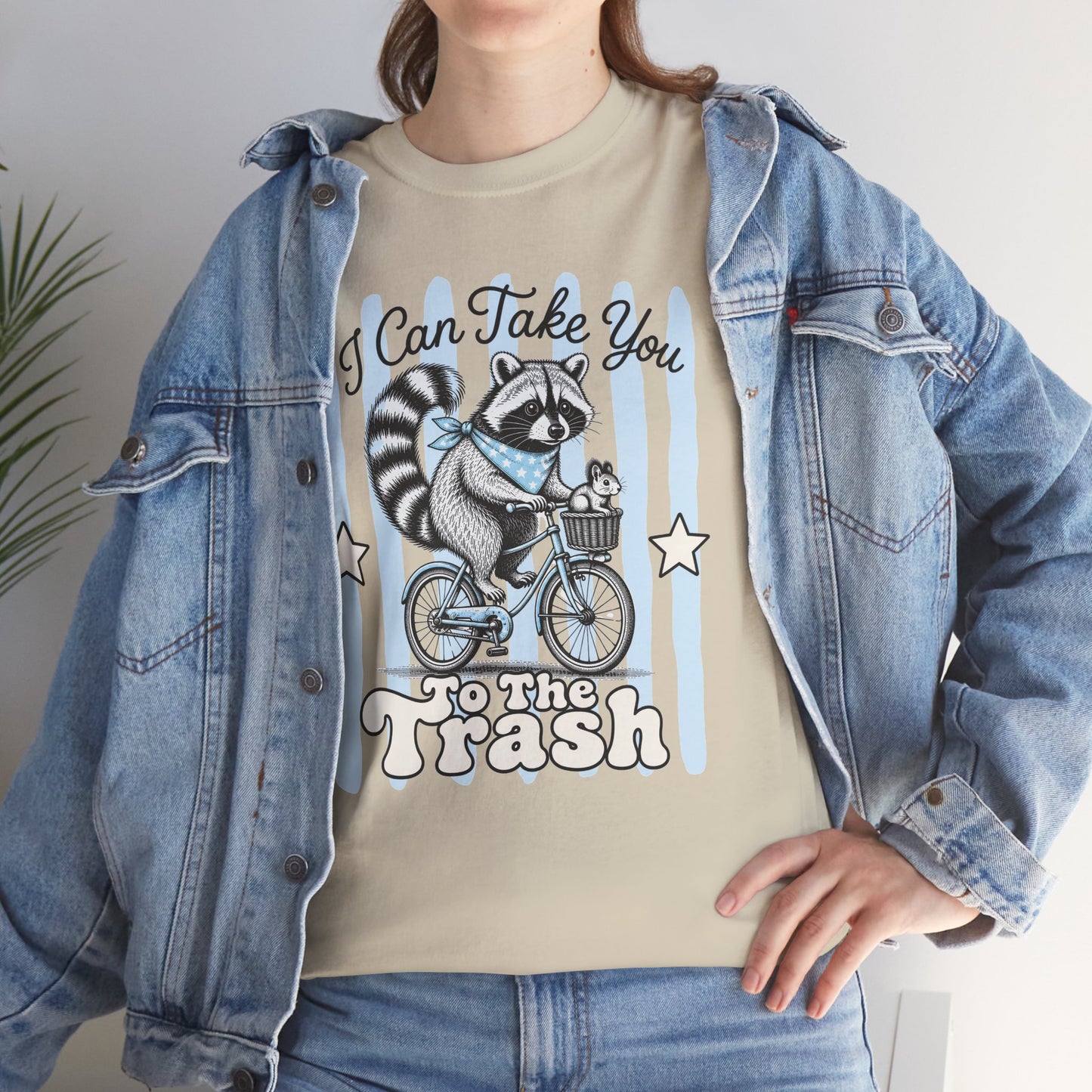 I Can Take You To The Trash Retro Raccoon Graphic Tee