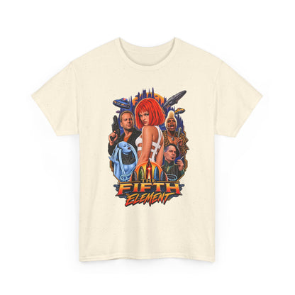 Retro Sci-Fi Character Collage Graphic Tee