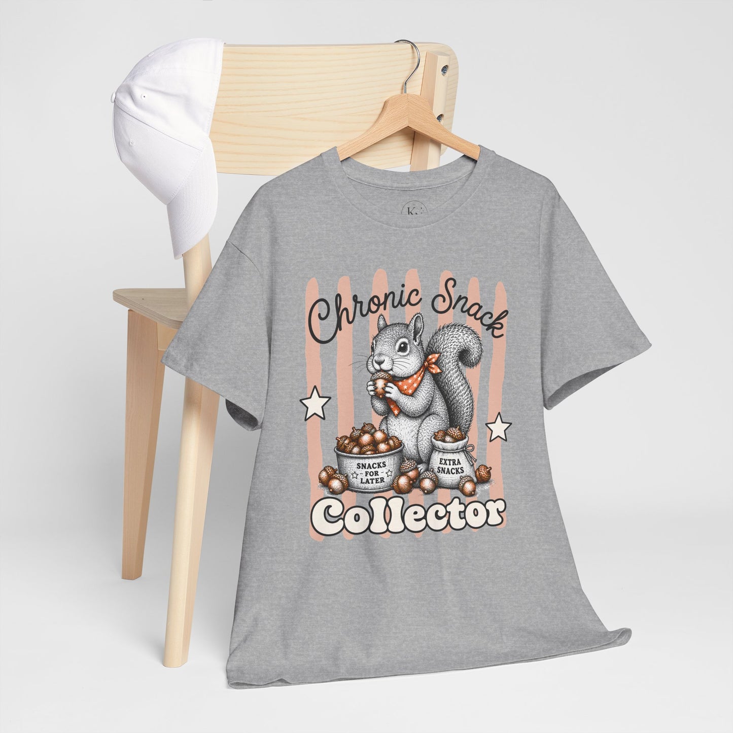 Chronic Snack Collector Retro Squirrel Graphic Tee