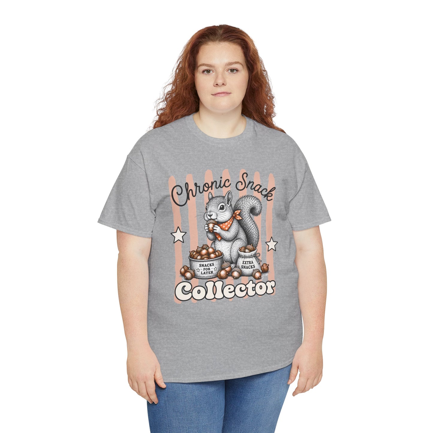Chronic Snack Collector Retro Squirrel Graphic Tee
