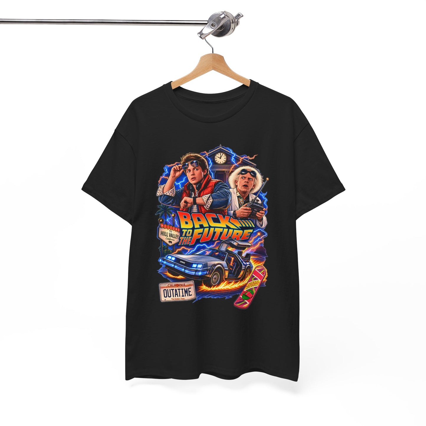 Retro Time Travel Movie Graphic Tee