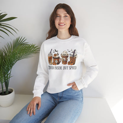 Dead Inside But Spiced Pumpkin Spice Latte Crewneck
