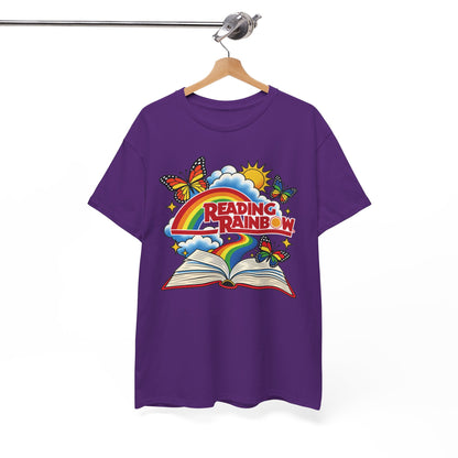 Rainbow & Butterflies Retro Book Graphic Tee