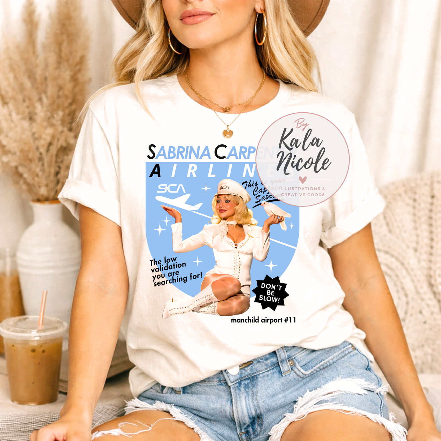 SCA Airlines PNG | Retro Airline Poster Fan Merch