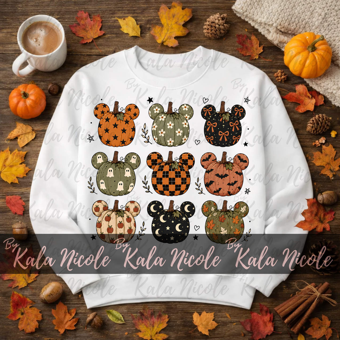 Mickey Pumpkin Patch PNG | Design 3