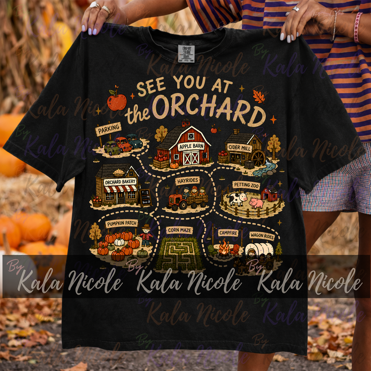 See You at the Orchard Map PNG Bundle