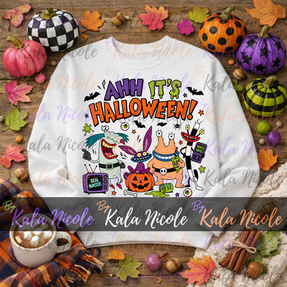 90s Cartoon Ahh! It's Halloween PNG