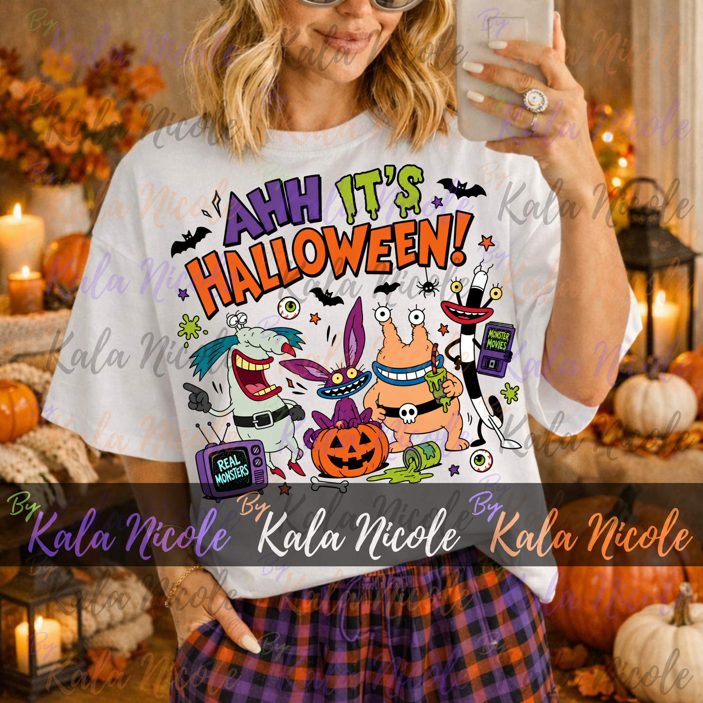 90s Cartoon Ahh! It's Halloween PNG