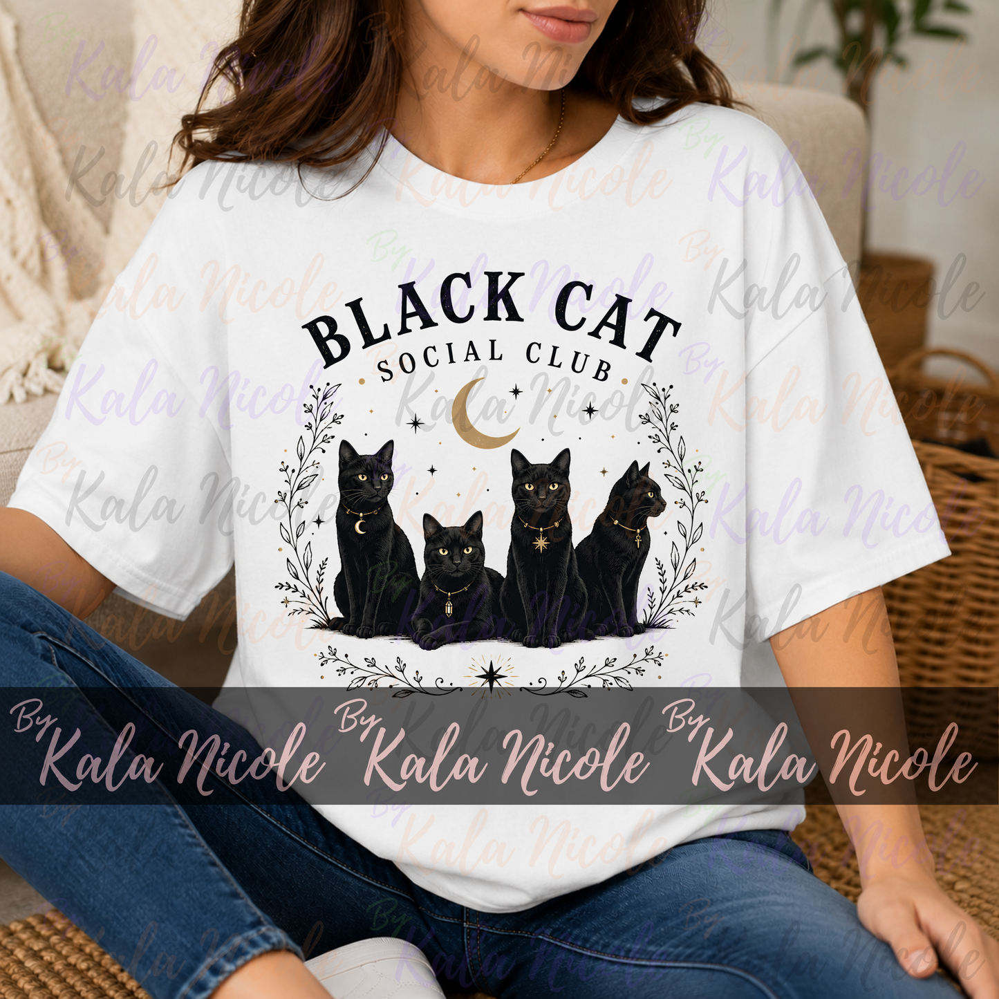 Black Cat Social Club PNG