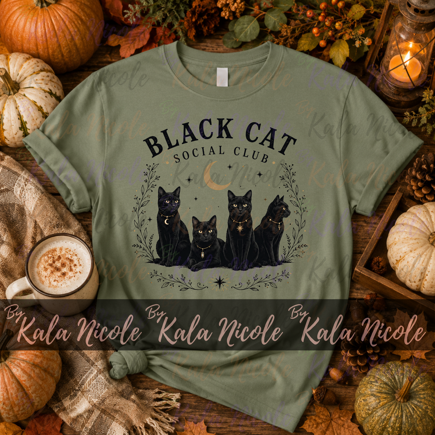 Black Cat Social Club PNG