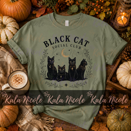 Black Cat Social Club PNG