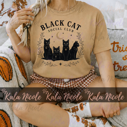 Black Cat Social Club PNG