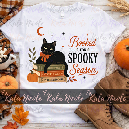 Black Cat PNG | Booked for Spooky Season PNG