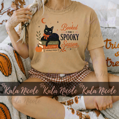 Black Cat PNG | Booked for Spooky Season PNG