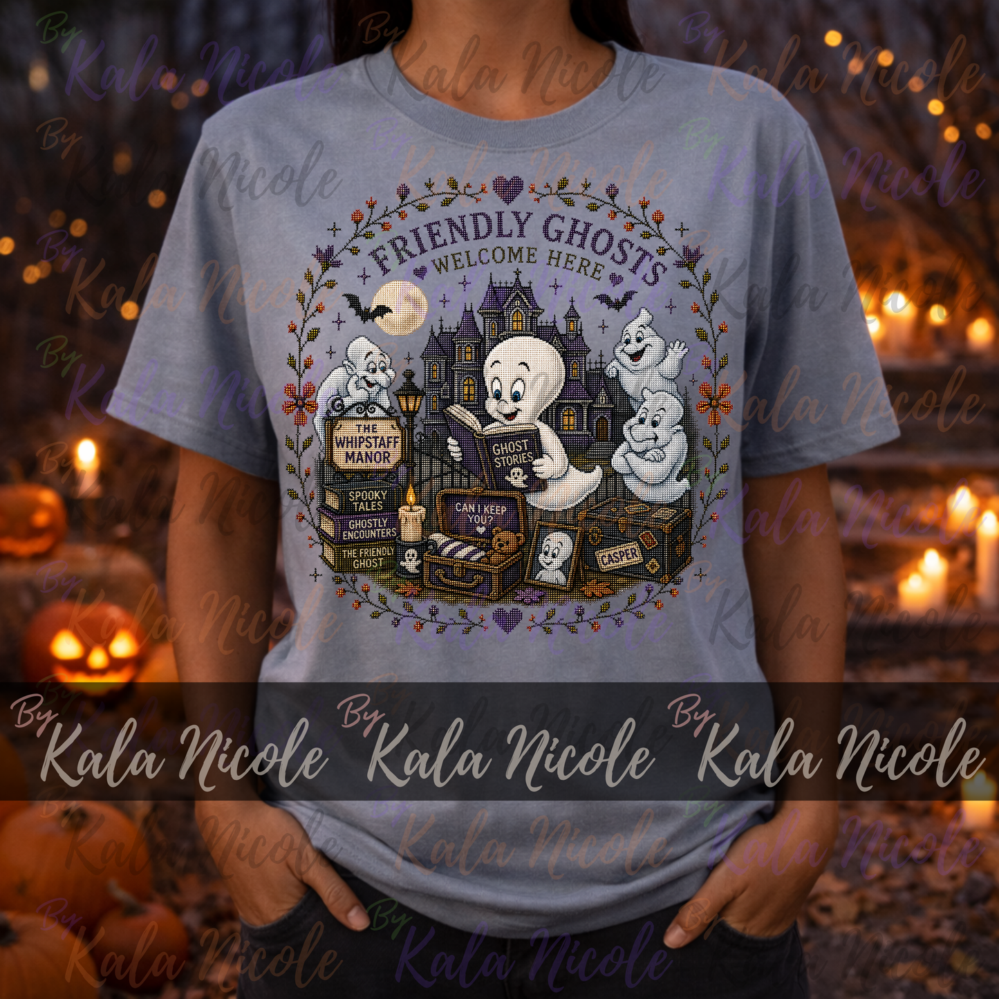 Casper Cross-Stitch PNG | The Friendly Ghost
