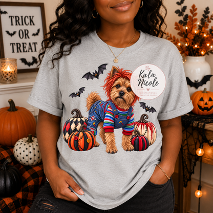 Yorkshire Terrier Chucky Halloween PNG