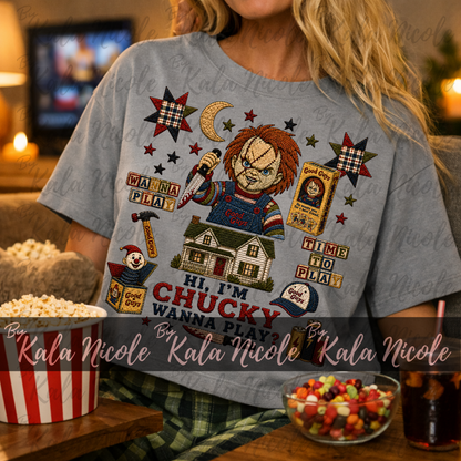 Horror Child's Play Quilt PNG | Chucky