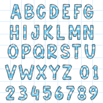 Toy Story Alphabet PNG Bundle | ABC 123