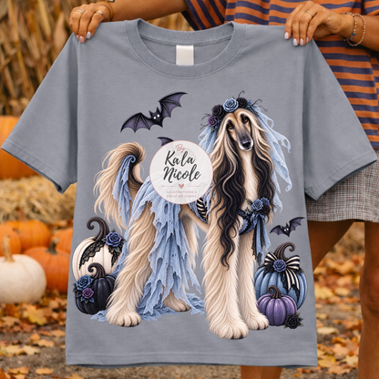 Afghan Hound Corpse Bride Halloween PNG