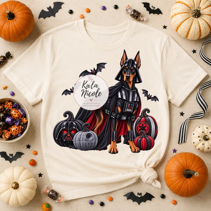 Doberman Darth Vader Halloween PNG