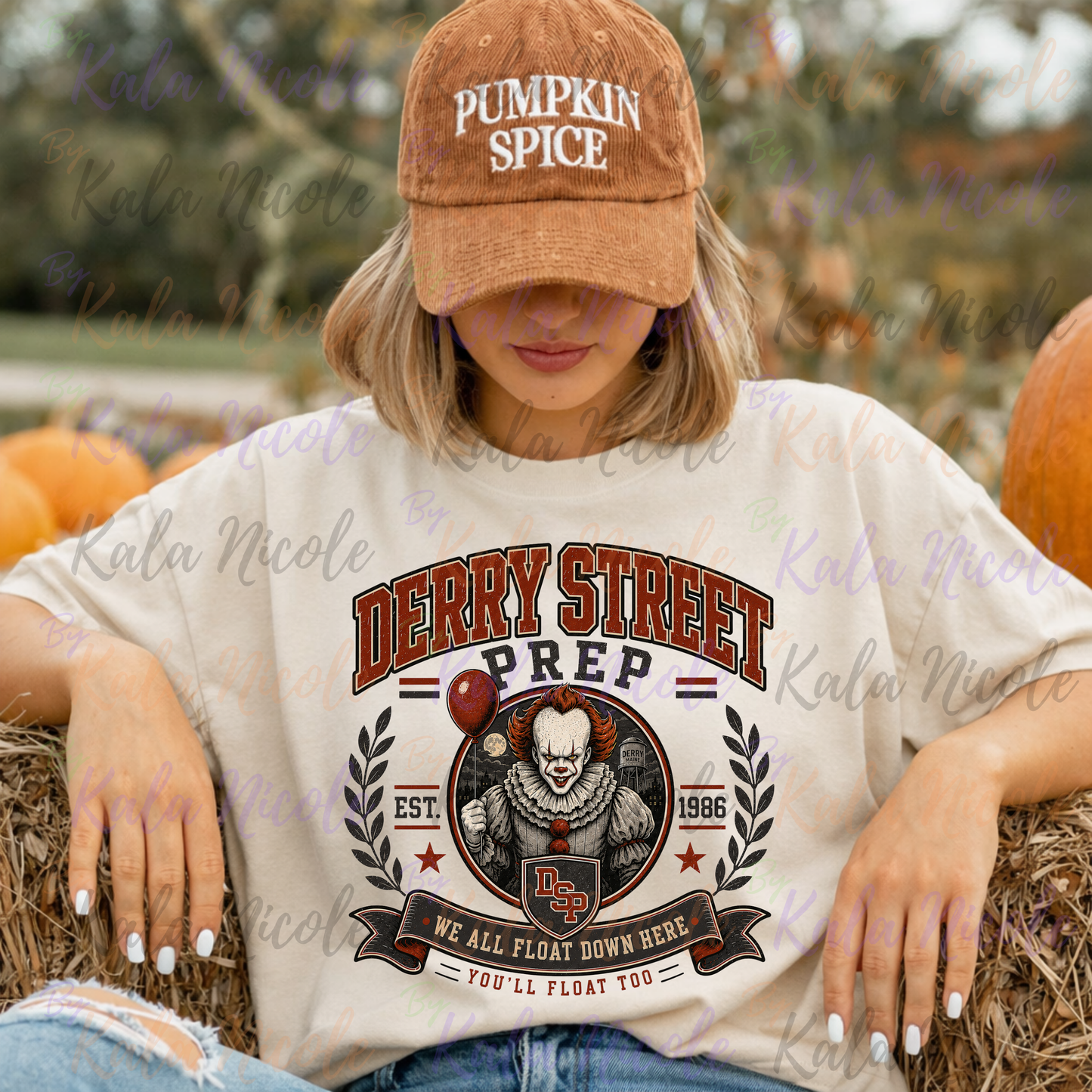 Derry Street Prep PNG | Vintage College Horror PNG