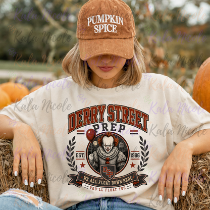 Derry Street Prep PNG | Vintage College Horror PNG