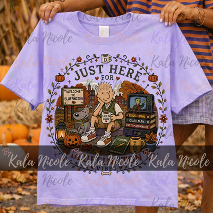 Doug Fall Cross-Stitch PNG | Bluffington Vibes