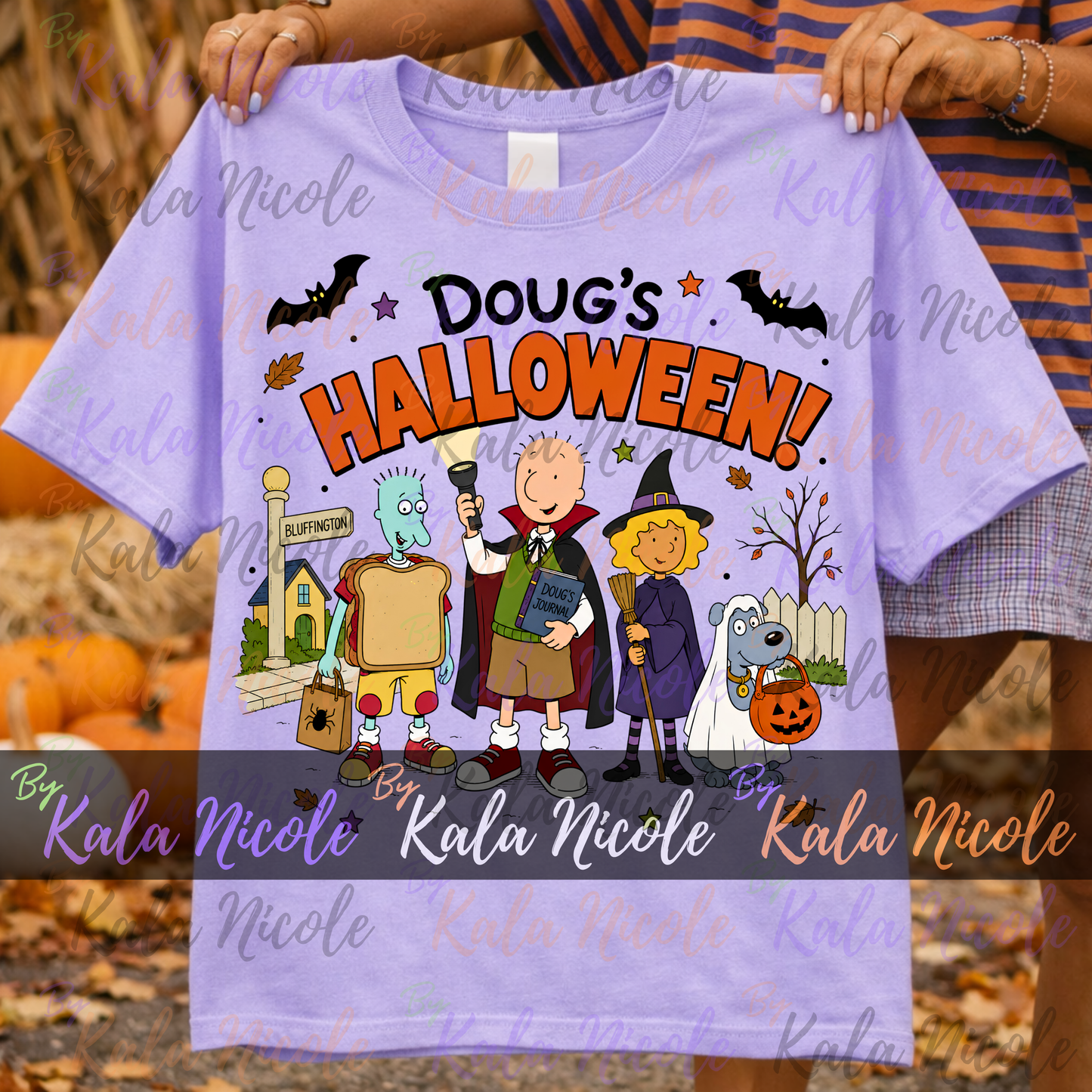 90s Cartoon Doug's Halloween PNG
