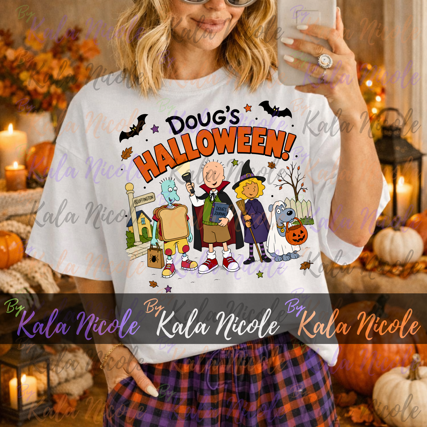 90s Cartoon Doug's Halloween PNG