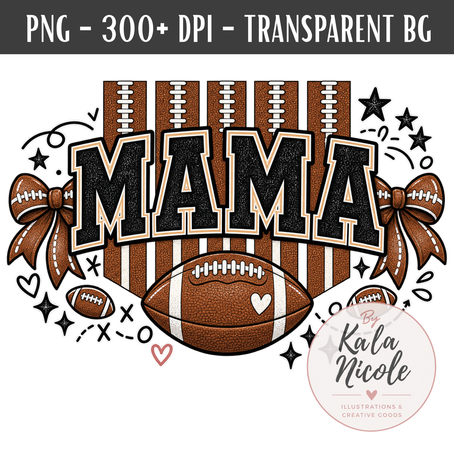 Football Mama PNG