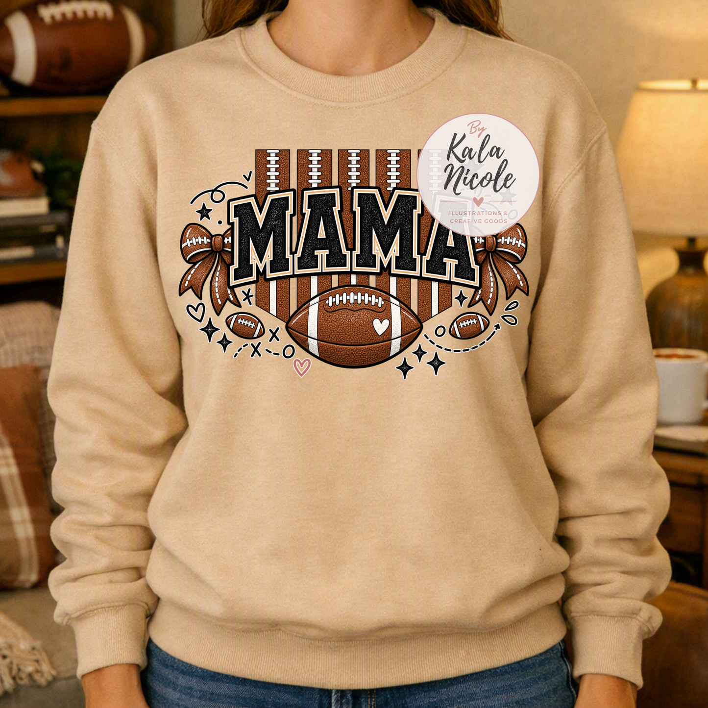 Football Mama PNG