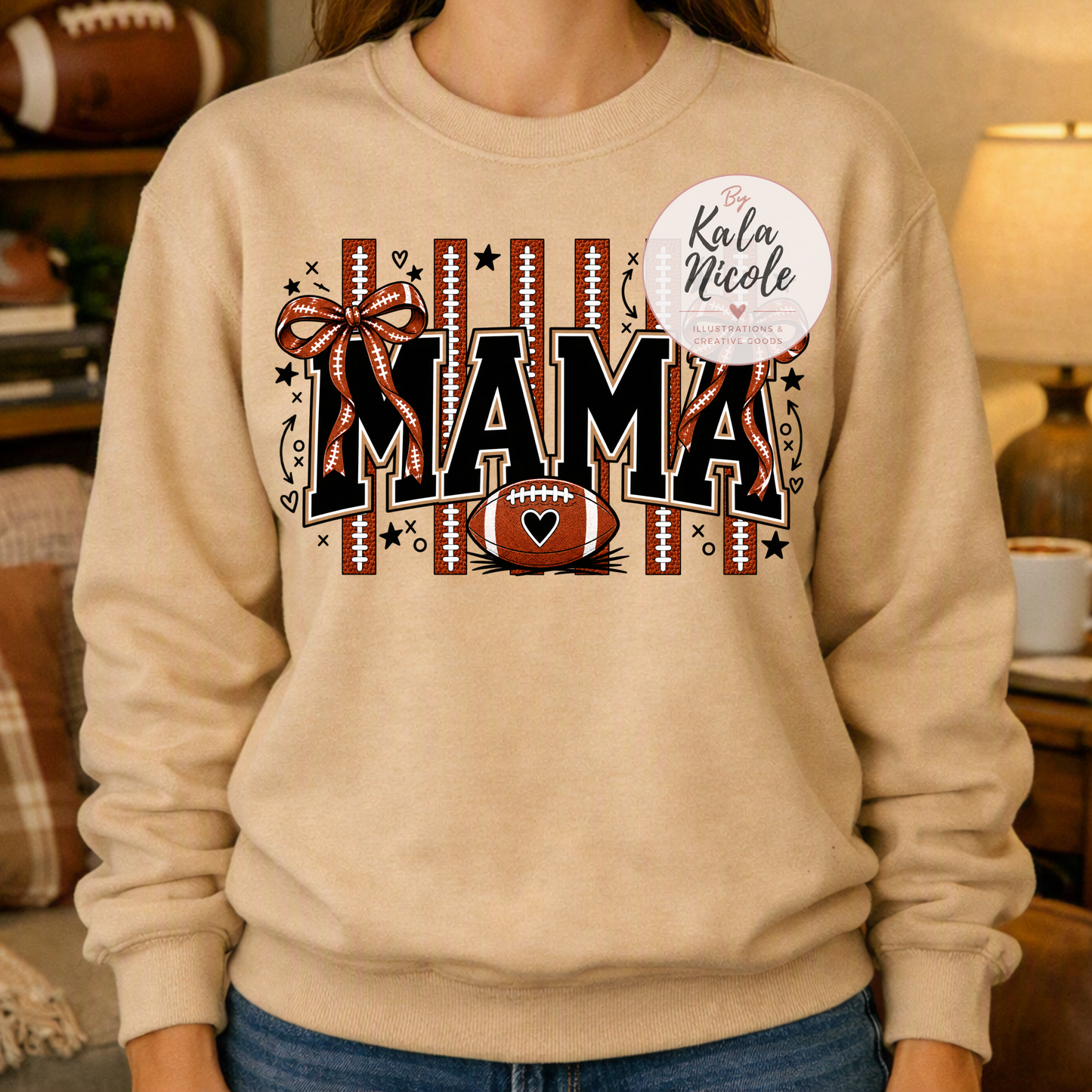 Football Mama PNG