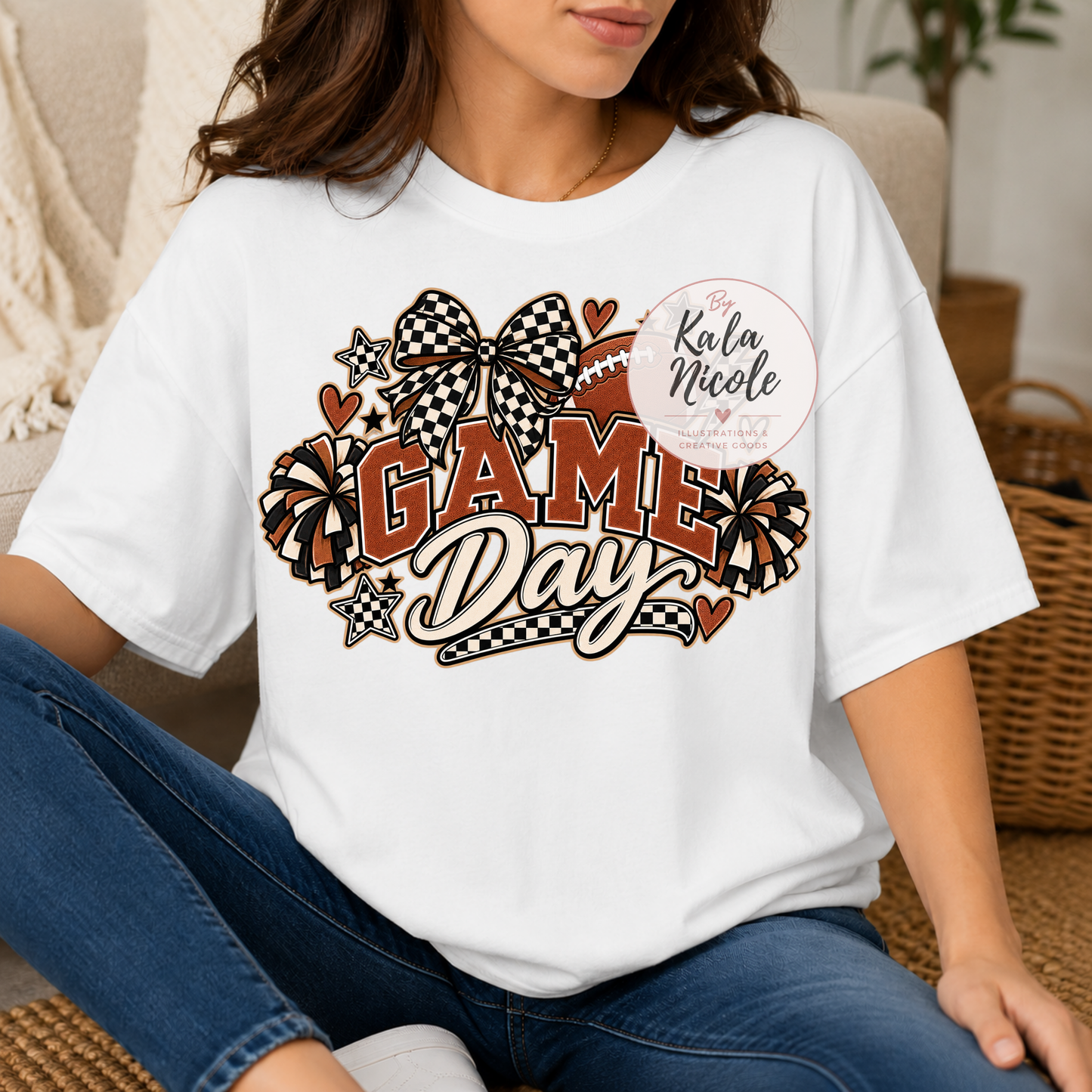 Football Mama Game Day Checker PNG